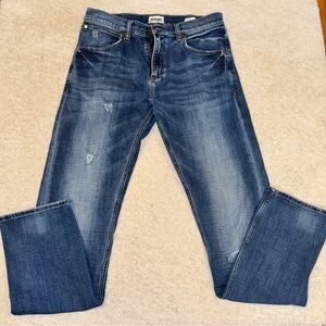 Wrangler Men's Dark Blue Regular Straight Jeans Size 32x34